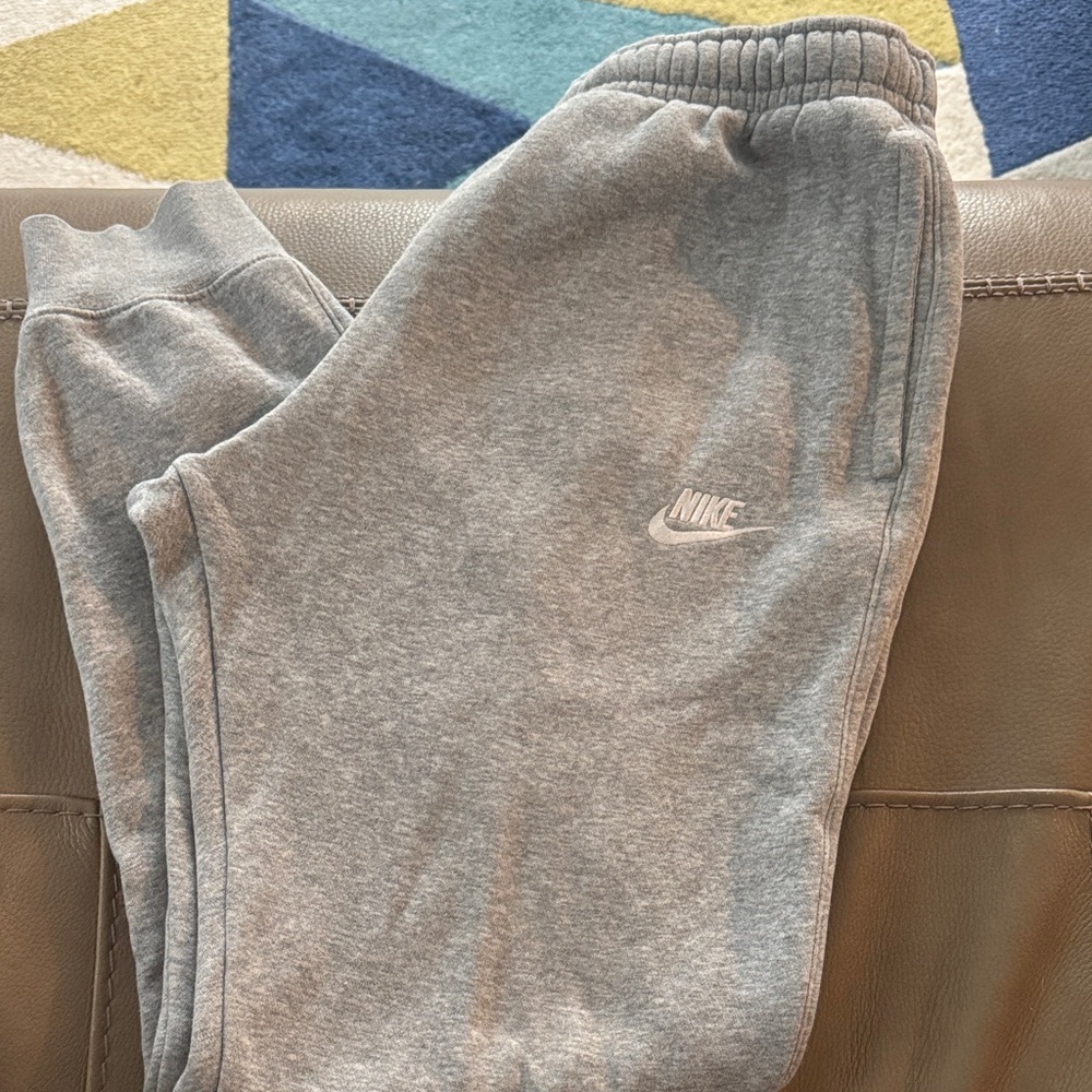 Nike Mens Light Gray Sweatpants